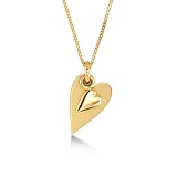 Heart to Heart Necklace Gold by Edblad