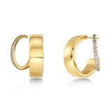 Plie Hoops Double Gold by Edblad