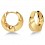 Helix Hoops L Gold by Edblad