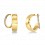 Plie Hoops Double Gold by Edblad