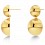 Sphere Earrings L Gold by Edblad