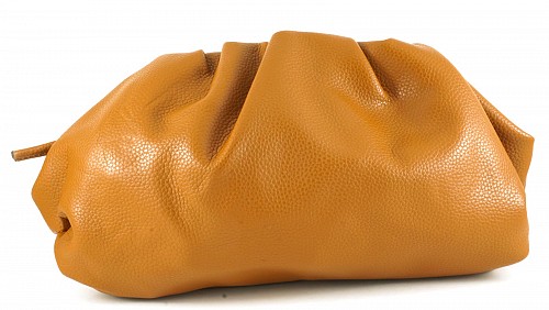 Μεγάλη τσάντα pouch Bologna σε camel
