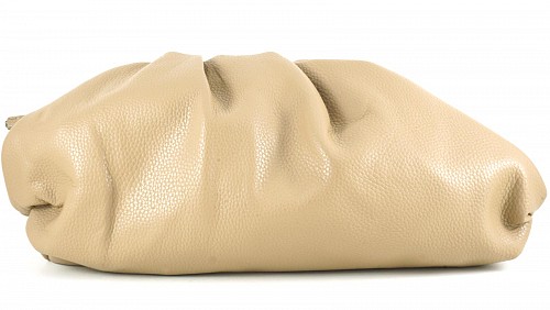 Μεγάλη τσάντα pouch Bologna σε μπεζ