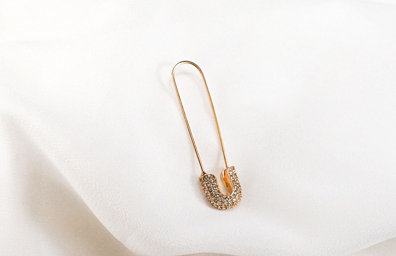Pin earring