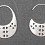 Ασημένια 925° διάτρητα hoops