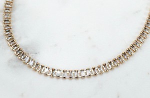 Tennis necklace 18k Wendy