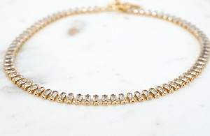 Tennis necklace 18k Wendy