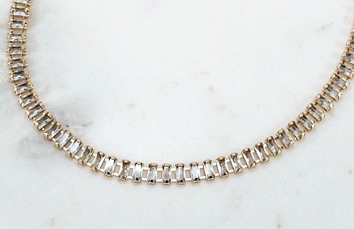 Tennis necklace 18k Wendy