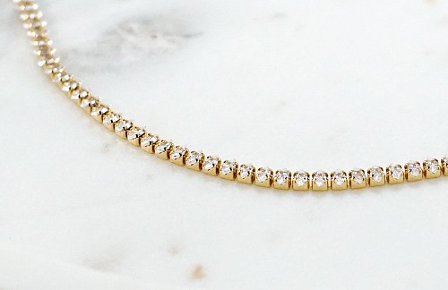 Tennis necklace 18k Addy
