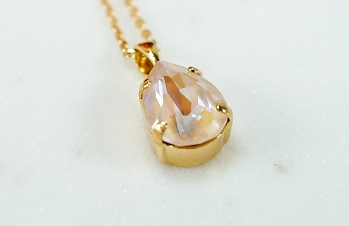 Mini Drop Necklace Ivory Cream Delite by Caroline Svedbom