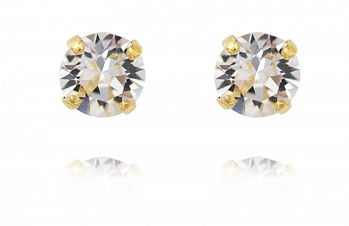 Classic Stud Earrings Crystal by Caroline Svedbom