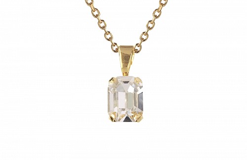 Naya Necklace Crystal gold by Caroline Svedbom