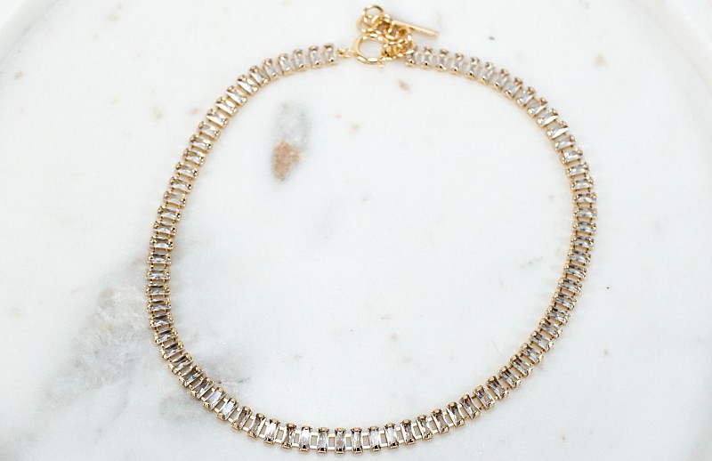 Tennis necklace 18k Wendy