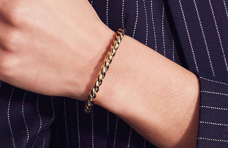 Rope Bangle Gold by Edblad