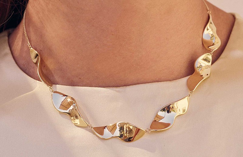 Wave Neckless Gold by Edblad