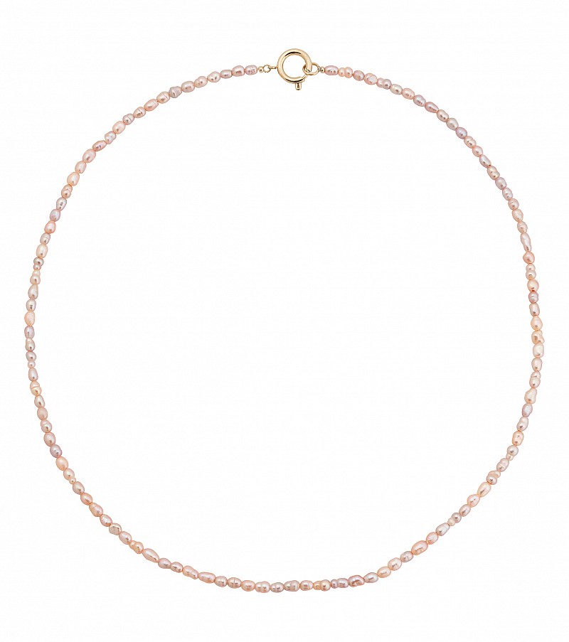 Collier Pearl Neckless Pink Gold by Edblad