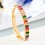 Επίχρυσο 18k βραχιόλι Rainbow