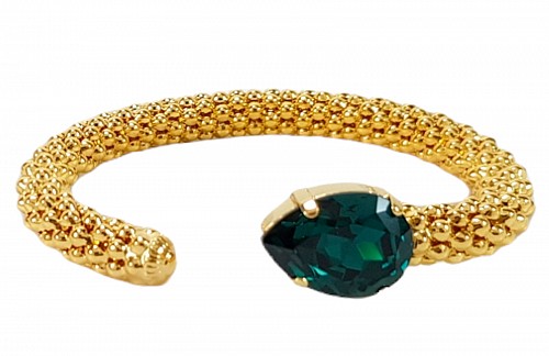 Classic Rope Bracelet Emerald by Caroline Svedbom