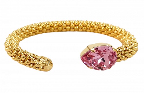 Classic Rope Bracelet Light Rose by Caroline Svedbom