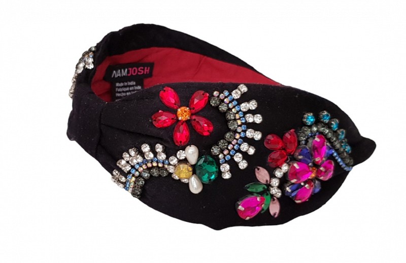 Namjosh στέκα black colorfull crystal