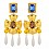 Theopetra Earrings by Kaleido