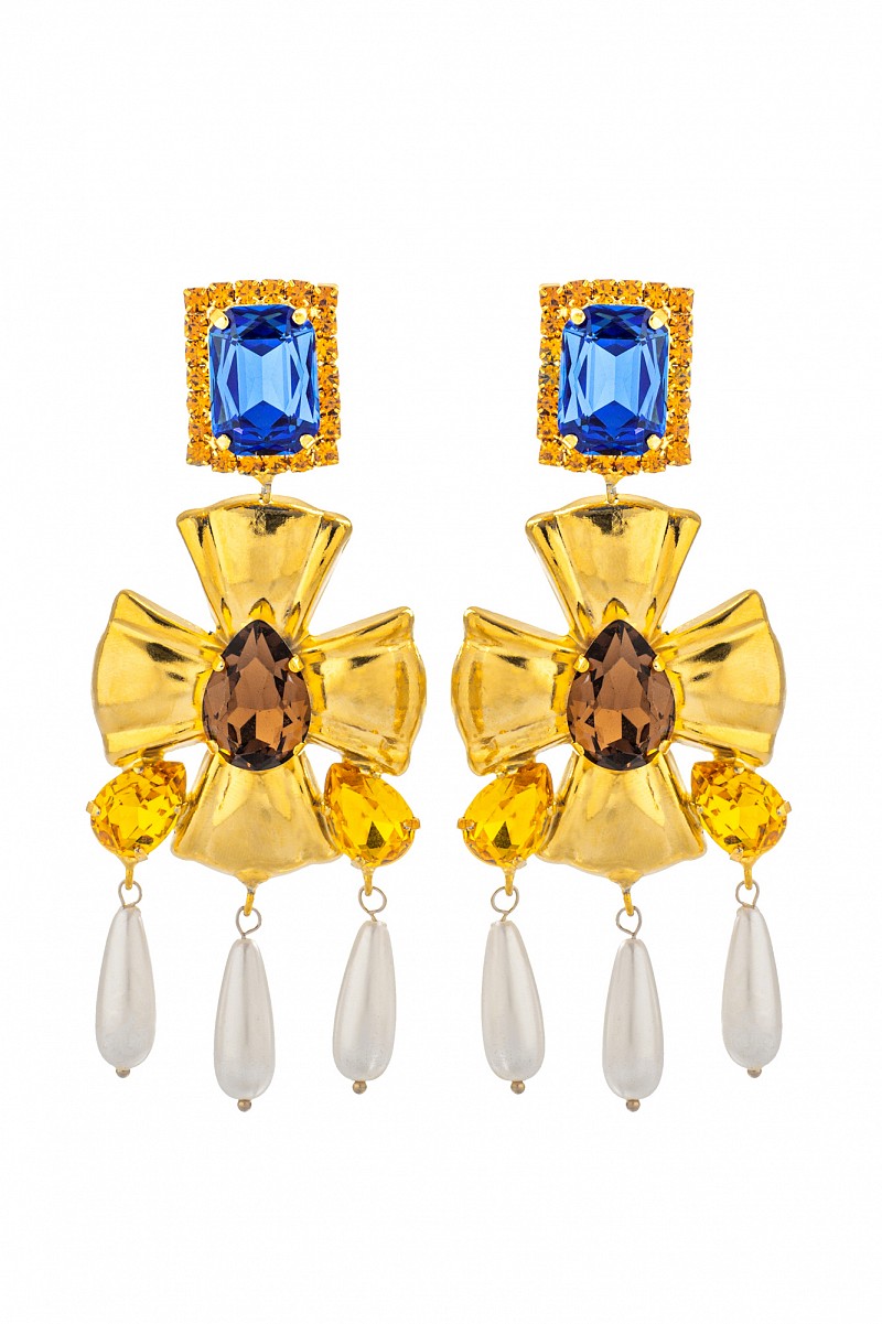 Theopetra Earrings by Kaleido