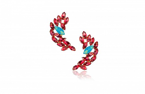 Visenya Fuschia Earrings by Echo Beach