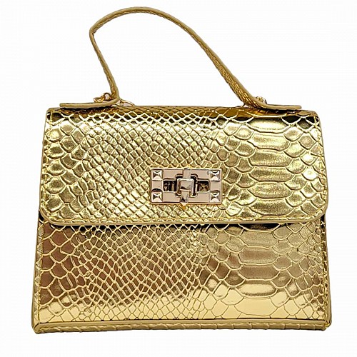 Χρυσή τσάντα Goldie