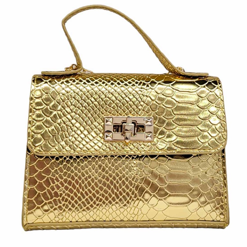 Χρυσή τσάντα Goldie
