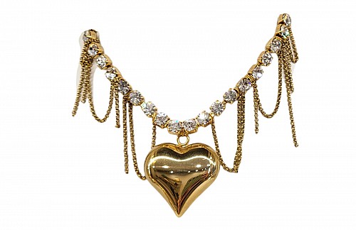 Heart of gold necklace by Kaleido