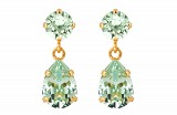 Mini Drop Earrings Chrysolite by Caroline Svedbom
