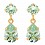 Mini Drop Earrings Chrysolite by Caroline Svedbom
