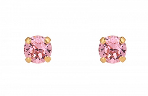 Mini Studs Earrings Light Rose by Caroline Svedbom