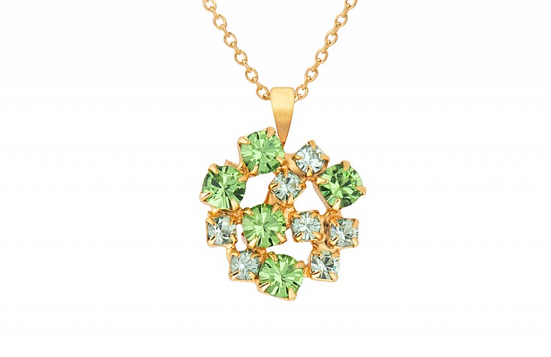 Kassandra Necklace Green Combo by Caroline Svedbom