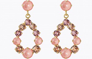 Mini Delia Earrings Flamingo Combo by Caroline Svedbom