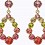 Mini Delia Earrings Tropicana Combo by Caroline Svedbom