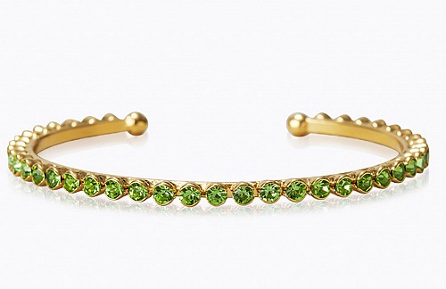 Siri Bangle Peridot by Caroline Svedbom