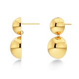 Sphere Earrings S Gold by Edblad