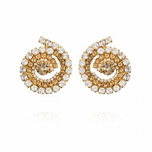 Zia Earrings Topaz Combo by Caroline Svedbom