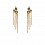 Amy Earrings Black Golden Combo by Caroline Svedbom