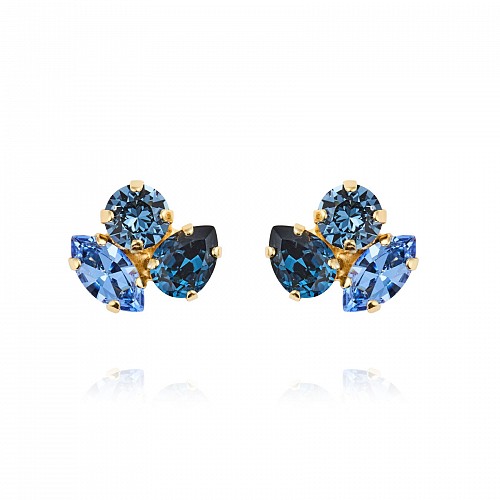 Ana Earrings Denimblue Combo by Caroline Svedbom