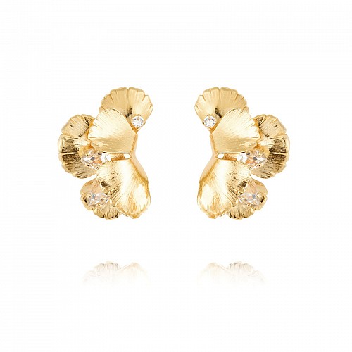 Malva Earrings Crystal by Caroline Svedbom