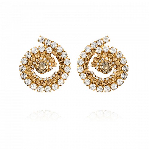 Zia Earrings Topaz Combo by Caroline Svedbom