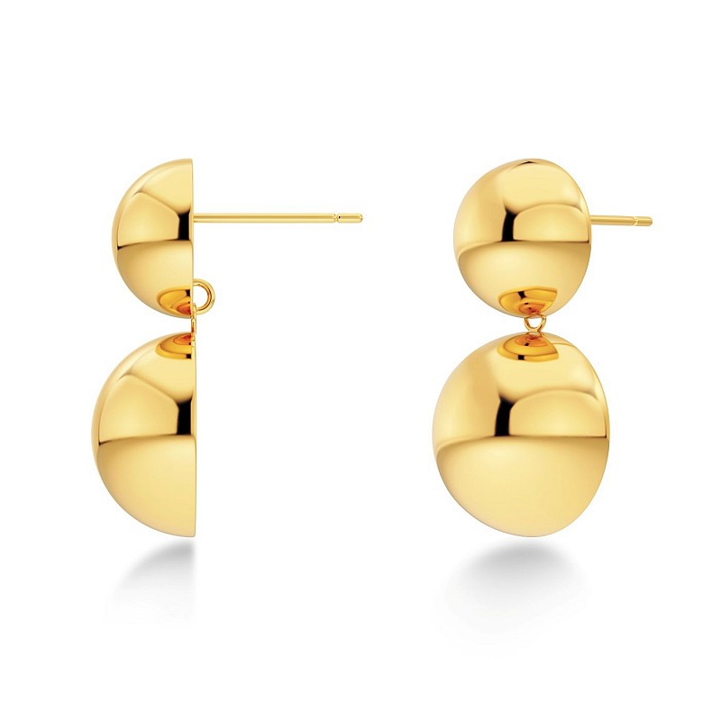 Sphere Earrings S Gold by Edblad