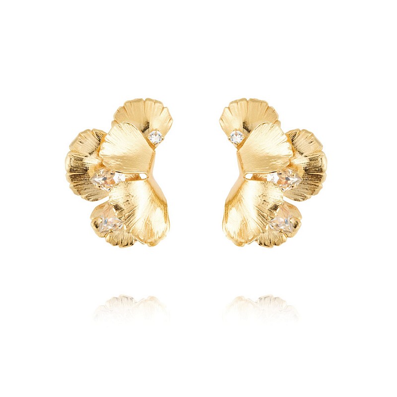 Malva Earrings Crystal by Caroline Svedbom