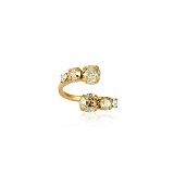 Halo Ring Golden Shadow by Caroline Svedbom