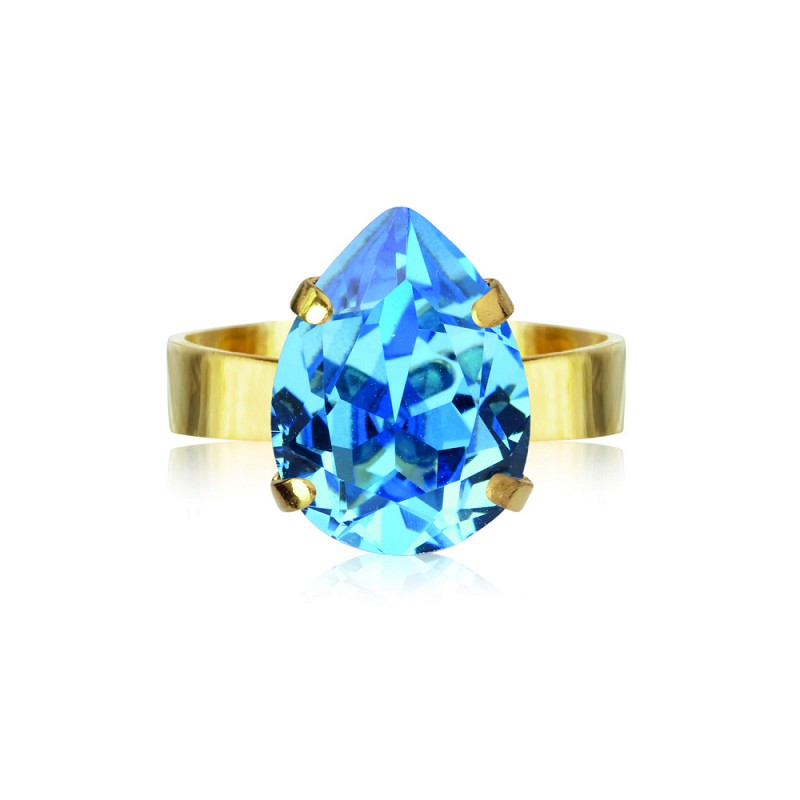 Mini Drop Ring ReCreated Ice Blue by Caroline Svedbom