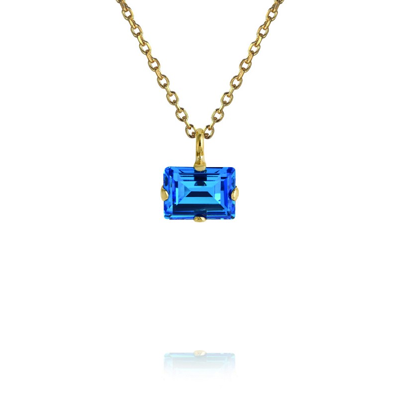 Diora Stud Necklace ReCreated Ice Blue by Caroline Svedbom